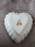 Belleek Heart Shaped Trinket Bowl