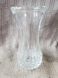 Heavy Clear Glass Bud Vase