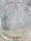 Set of 3 Pyrex Clear Glass Nesting Bowls