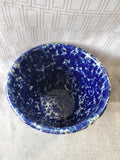 Bennington Pottery Blue Spongeware Mixing Bowl (EEE)