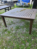 Large Square Wooden Outdoor Table