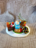 Department 56 North Pole Series "A Well Deserved Reindeer Massage" Figurine