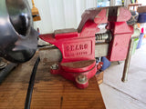 Springfield 6" Bench Grinder and Vice on Wooden Stand, Works