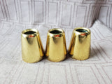 Lot of 3 Brass Candle Followers