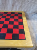 Wooden Chess/Checkers Board