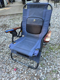 GCI Outdoor Wilderness Recliner Low Folding Beach Chair (two available, christ separately)