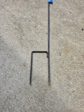 Black Metal Yard Flag Hanger