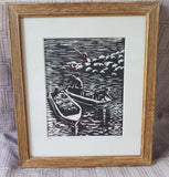 Signed and Number "Fishing II" Print by J. Scott