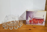 Colony 10 Piece Crystal Punch Bowl Set