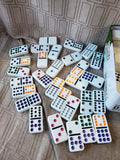 Double Twelve Color Dot Dominoes