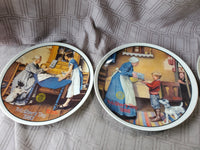 Lot of 4 Norman Rockwell Mother's Day Plates