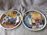 Lot of 4 Norman Rockwell Mother's Day Plates