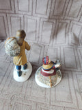 Department 56 Dickens' Village "A Treasure from the Sea" 2 Piece Figurine Set