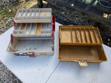 Two Small Plastic Tackle Boxes, Empty