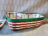 Longaberger 2014 Christmas Collection Stocking Basket
