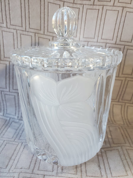 Crystal Biscuit Jar