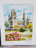 Pair of Signed "Notre Dame de Paris" Seriolithographs by Daniele Cambier