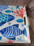 Plastic Under the Sea Serving Tray