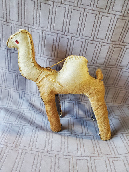 Stitched Camel Figurine