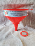 King Kooker Heavy Duty 8" Plastic Oil Funnel with Mesh Filter