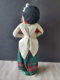 (G) Byers' Choice Carolers Signed "Woman with Fur Muff" Figurine
