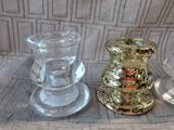 Lot of 3 Tapered Candlesticks