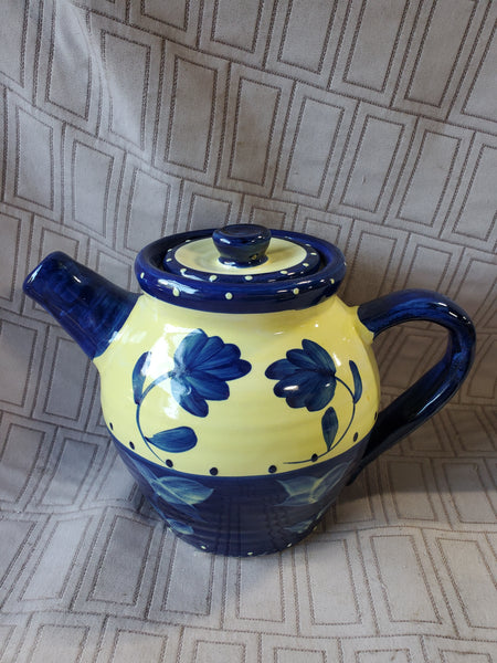 Hand Painted Ceramic Teapot