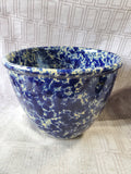 Bennington Pottery Blue Spongeware Mixing Bowl (DDD)