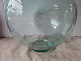Recycled Glass Round Floor Vase