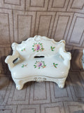 5 Piece Vintage Porcelain Miniature Furniture Set