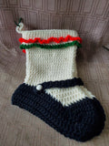 Pair of Crochet Mary Jane Stockings