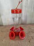 Hummingbird Feeder, Glass and Plastic