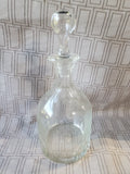 (B) Clear Glass "Claret" Decanter