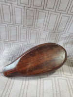 (B) Carved Wood Duck Figurine