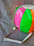 Betsey Johnson Multicolored Beach Ball Crossbody Bag
