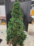Pre-Lit Christmas Tree w/Colored Lights