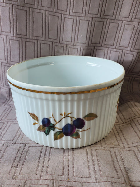 Royal Worcester Evesham Souffle Dish