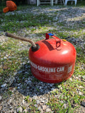 2.25 Gal Galvanized Steel Gas Can (empty) A