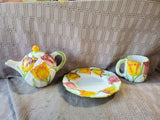 3 Piece Jay Willfred Andrea by Sadek Floral Dish Set