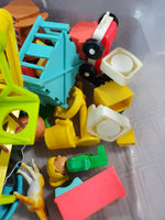 Bin of Small Plastic Toys