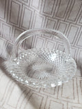 Round Clear Glass Basket