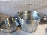 Stainless Steel Stock Pot with Steamer Insert