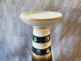 Glazed Pillar Candle Holder
