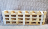 Set of 4 Williams-Sonoma Wooden Wall Hanging Spice Racks