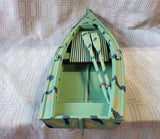 Camouflage Model Boat with Display