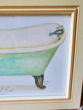 Signed and Dated "The French Bath Experience" Print by Kolene Spicher