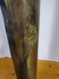 Vintage Tall Brass Storage Tube