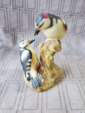 (A) Royal Worcester "Pied Woodpecker" #3363 Figurine