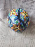 Multi-Colored Egg Shaped Candle