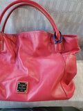 Dooney & Bourke Red Kristen  Leather Tote
